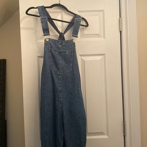 SS21 Zara Denim Overalls US M